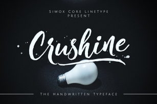 Crushine Wet Brush Font Download