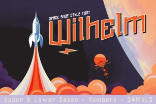 Wilhelm  Space Vectors Font Download