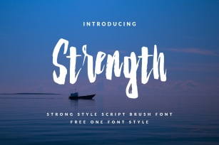 Strenght Script Font Download