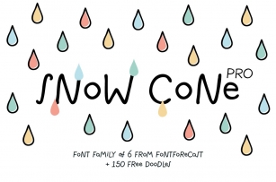 50% OFF Snow Cone Pro Font Download