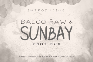 Sunbay Brsuh + Baloo Collection Font Download