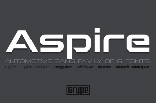 Aspire Family Font Download