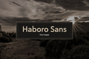 Haboro Sans Font Download