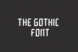 The Gothic Font Download