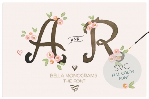 Bella Monograms Font Download