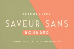 Saveur Sans Round Font Download