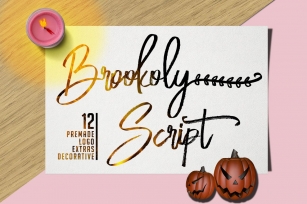 Brookoly Script Font Download