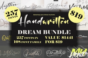 Handwritten Dream Bundle! Font Download