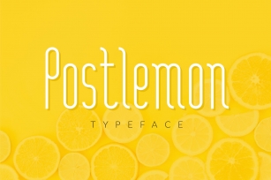 Postlemon Display Typeface Font Download