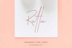 Ruttin Signature Font Download