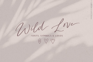 Wild Love Symbols  Logos Font Download