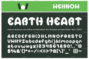 Earth Heart font Font Download