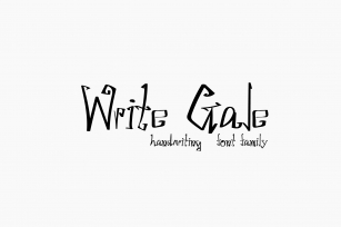 Write Gale Font Download