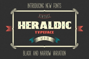 Two heraldic fonts Font Download