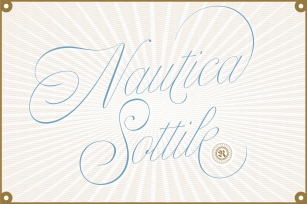 Nautica Sottile Font Download