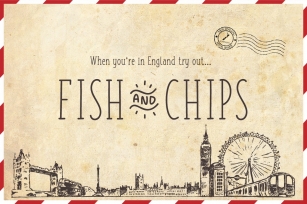 Fish  Chips regular Font Download