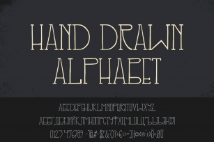 Hand drawn font Font Download