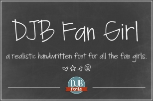 DJB Fan Girl Font Download