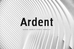 Ardent Sans Font Download