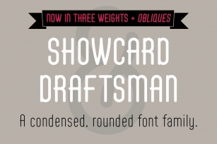 Showcard Draftsman Family Font Download