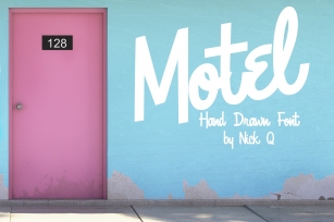 Motel Hand Drawn Font Download