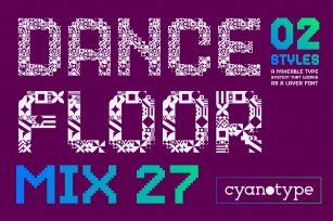 Dance Floor Mix 27 Font Download