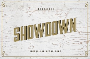 Showdown Retro Font Download