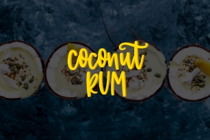 Coconut Rum Font Download