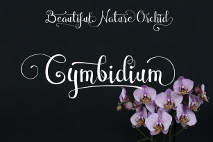 Cymbidium Script Font Download