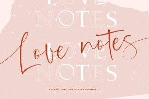 LOVE NOTES Font Download