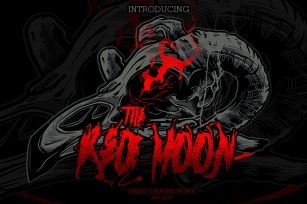 THE RED MOON Font Download