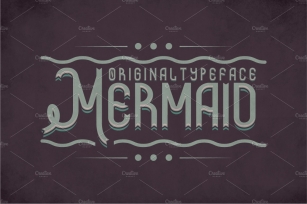 Mermaid Vintage Label Typeface Font Download