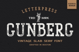 Gunberg Slab Serif Font Download