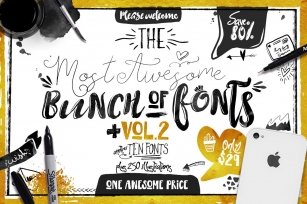 Big Bunch of Vol 2 Font Download