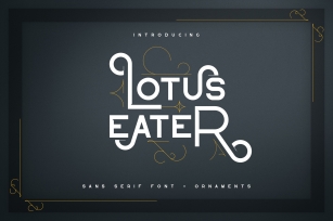 Lotus Eater Font Download