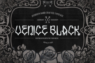Venice Black Font Download