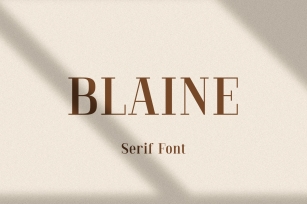 Blaine Font Download