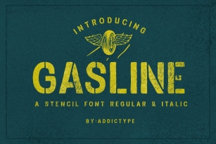 Gasline  extra Vector Font Download