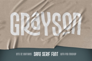 Grayson font  mockup Font Download