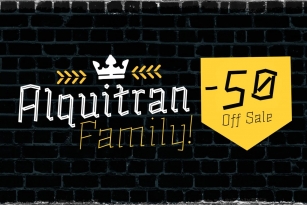 Alquitran Family -50% All Bundle Font Download