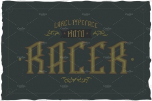 Racer Label Typeface Font Download