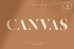 MADE Canvas Font Download