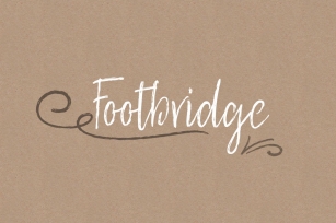 Footbridge Font Download