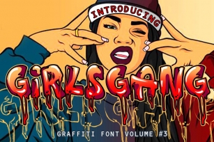 GIRLS GANG ( GRAFFITI FONT #3 ) Font Download