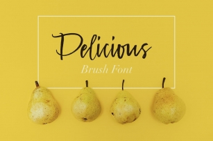 Delicious Brush Font Download