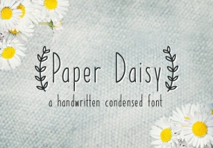 Paper Daisy Font Download