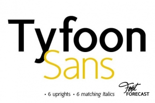 Tyfoon Sans Font Download