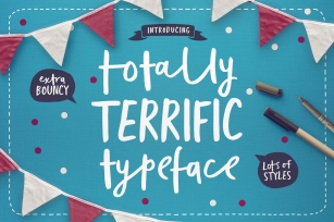 Totally Terrific Typeface Font Download
