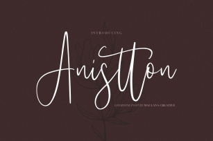 Anistton Font Download