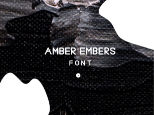 AMBER EMBERS Font Download